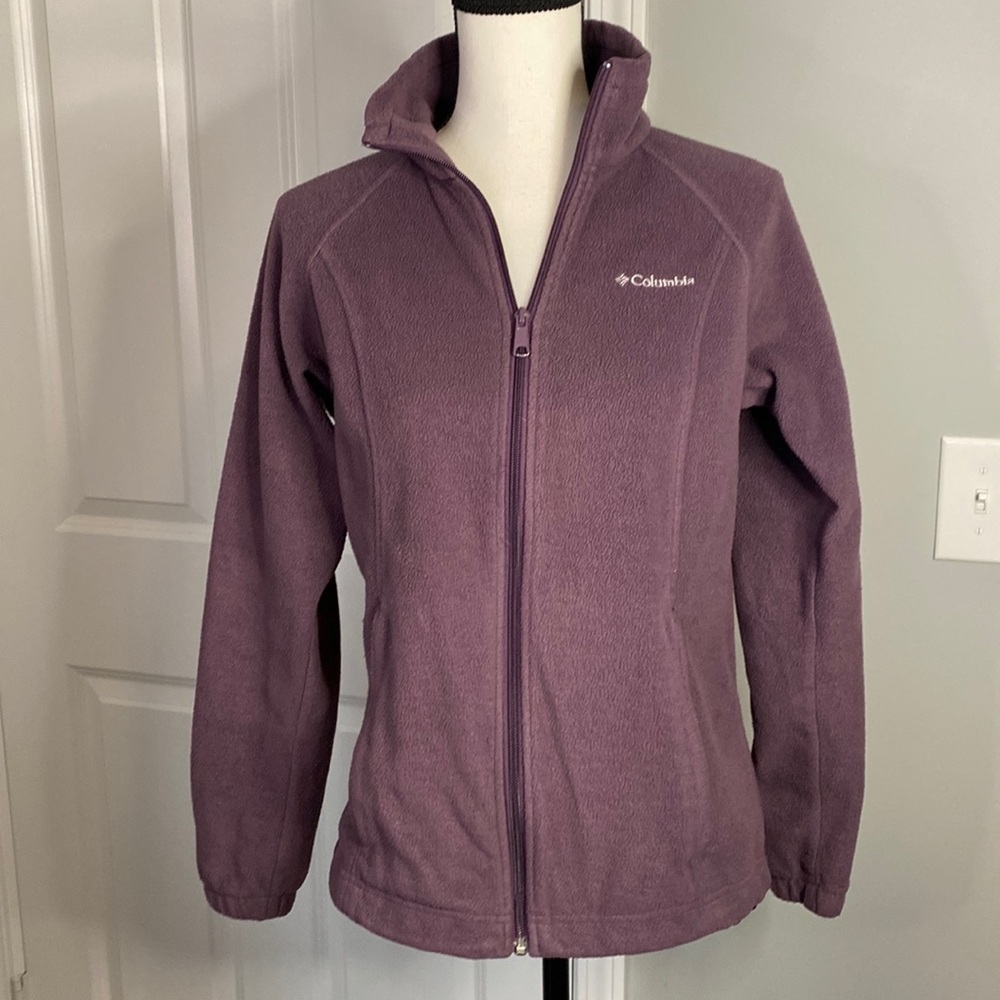 Columbia Women’s Fleece Purple Zip Jacket
